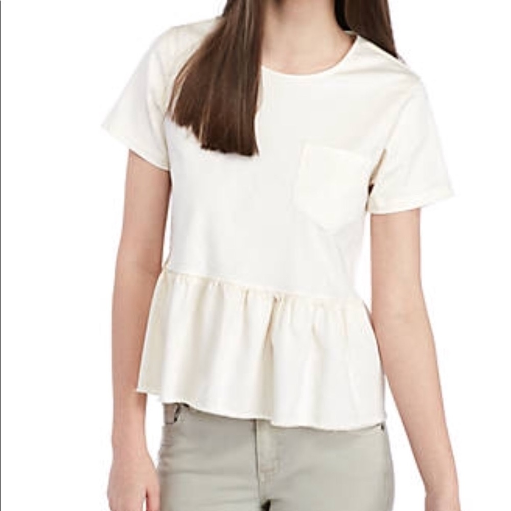 NWT TRUE CRAFT COTTON POPLIN S/S JUNIORS LG SHIRT